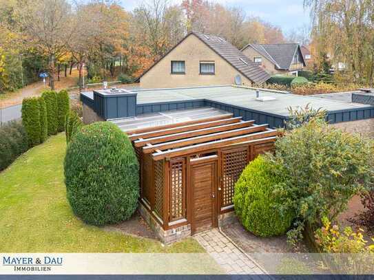 Oldenburg: Ebenerdiger Reihenendhaus-Bungalow mit schönem Garten und Garage, Obj.-Nr.: 7878