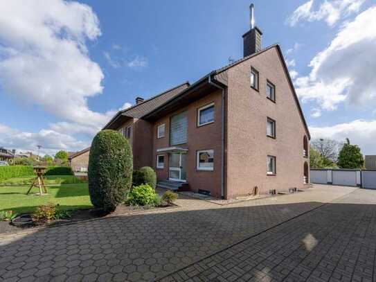 Geräumige Eigentumswohnung & Souterrain-Bereich
mit Balkon und Garage in Selm