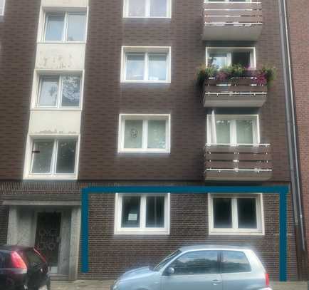 Vollständig renovierte 2,5 Zimmer-Wohnung mit Terrasse in Duisburg