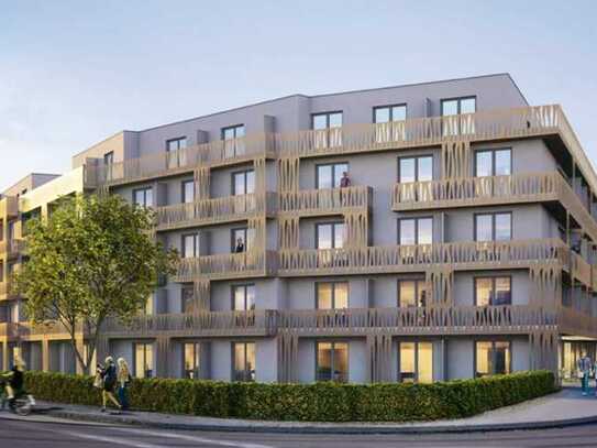Ruhige 1-Zimmer Studentenwohnung mit EBK und Balkon, 3 OG zum Innengarten