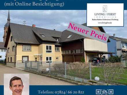 Gepflegtes, großes Zweifamilienwohnhaus mit Garage und großem Garten
