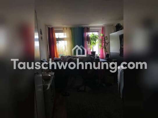 Tauschwohnung: Hell und gemütlich, 3 große Zimmer mit Balkon