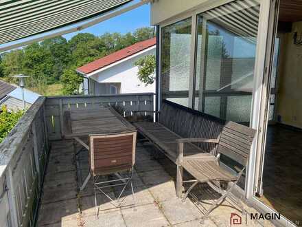 Helle 162 qm Wohnung mit Balkon, Garten und Garage