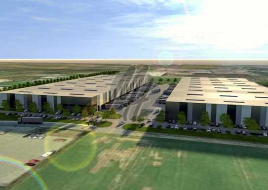 KEINE PROVISION ✓ NEUBAU ✓ Lager-/Logistikflächen (18.000 m²) & optional Büro zu vermieten