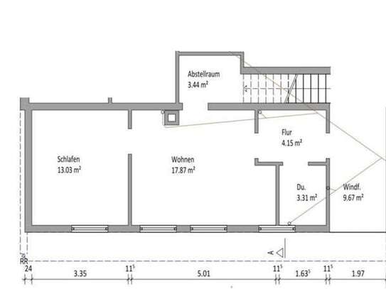 Einliegerwohnung am Südhang in Sackgassenendlage