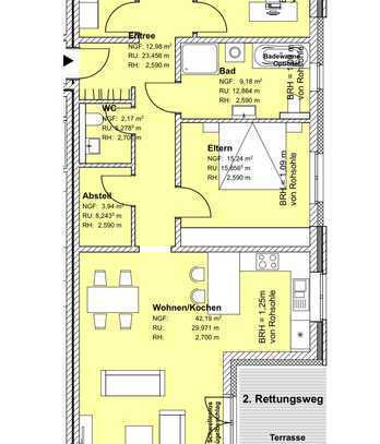 Familien aufgepasst- 4 Zimmer Wohnung mit Garten im Neubaugebiet Lehmkuhlenweg