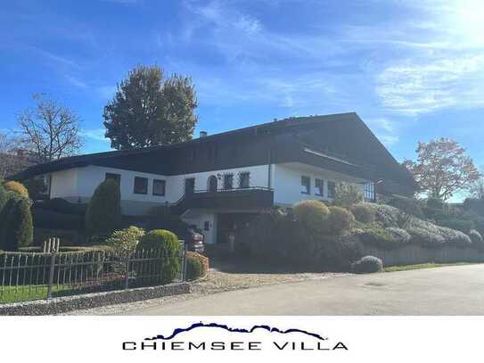 * TOPLAGE CHIEMING * See & Bergblick * Chiemsee Villa Immobilien