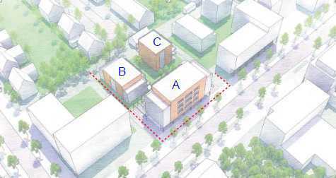 Grundstück mit 4 Bestandsgebäuden in Fellbach