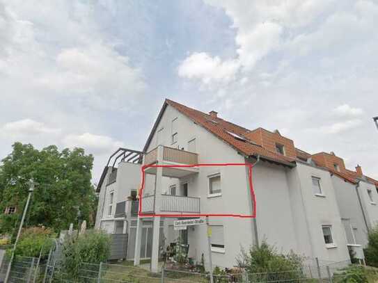 Reserviert! Schöne 2-Zimmer-Wohnung mit Balkon und Tageslichtbad in Alzey