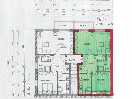 Ansprechende 3-Zimmer-Maisonette-Wohnung mit Balkon in Dülmen