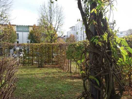 Sonnige und absolut ruhige 2-Zimmer-Wohnung am Europaviertel - Terrasse und eigener Garten