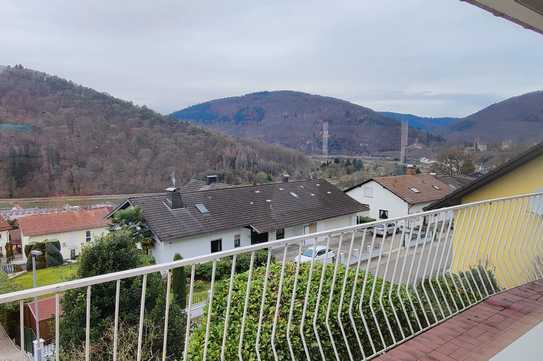 Frisch renovierte circa 112m² große EG Wohnung mit traumhaften Blick auf Dilsberg und Neckarsteinach