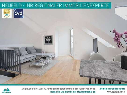 Traumhafte 3 Zimmer Maisonette Wohnung mit Dachterrasse