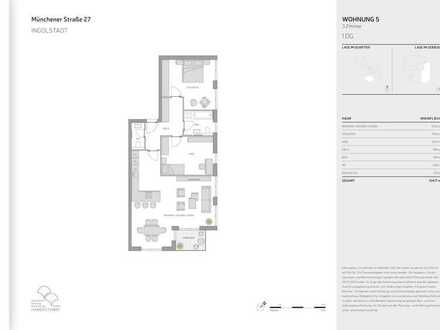 Wohnung 05 - Familiengerechte 3 Zimmer-Wohnung mit Südbalkon