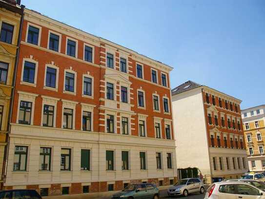 tolle Wohnung mit Balkon und Parkett im beliebten Süden Leipzigs