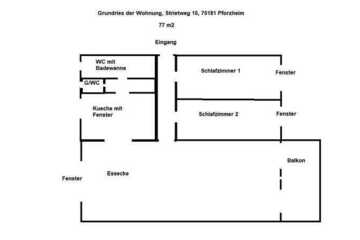 Stilvolle 3-Zimmer-Wohnung Pforzheim Haidach - Buckenberg