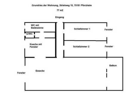 Stilvolle 3-Zimmer-Wohnung Pforzheim Haidach - Buckenberg