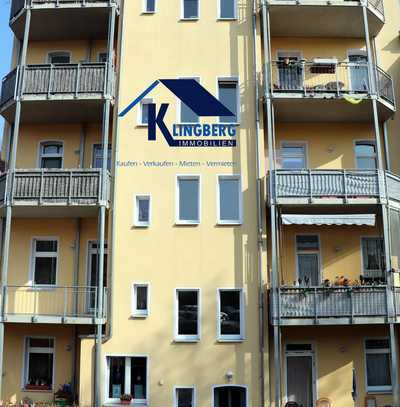 *Erstbezug nach Renovierung* 3-Raum-Wohnung mit Balkon und Einbauküche im Stadtzentrum zu vermieten!