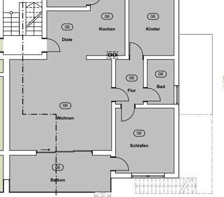 Ansprechende und vollständig renovierte 3,5-Zimmer-Wohnung mit EBK in Bischberg