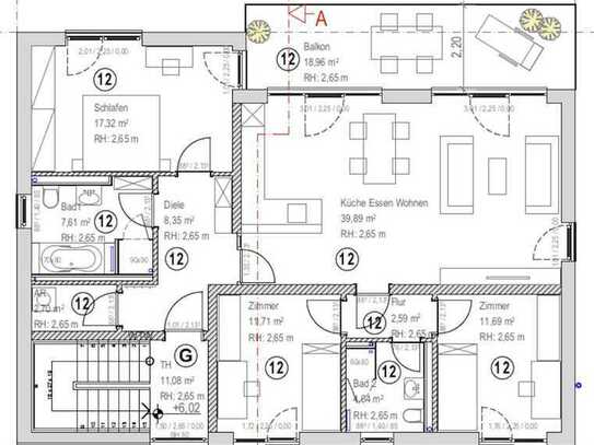 Wohneinheit 12 / 4-Raum Wohnung zu verkaufen