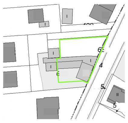 Bebautes Entwicklungsgrundstück in allgemeinem Wohngebiet in Opladen