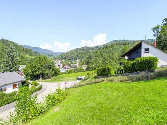 Voll erschlossenes Grundstück in Waldrandlage mit Panoramaaussicht