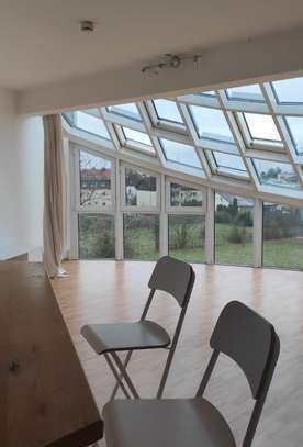 Wohnung mit Blick ins Grüne und Frankfurter Skyline