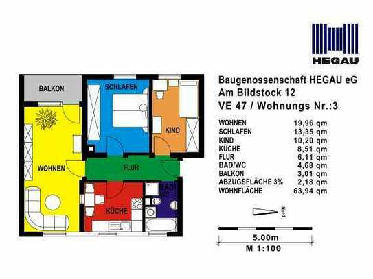 3-Zimmerwohnung in Stockach