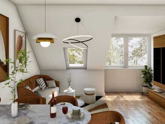 Moderne Neubauwohnung im Dachgeschoss