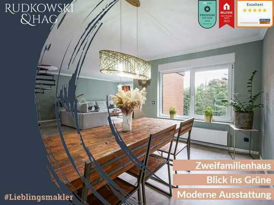 Großes Zweifamilienhaus || Blick ins Grüne || Moderne Ausstattung