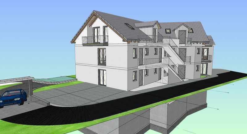                                                               Erstbezug: 2-Zimmer-Wohnung mit Balkon, Loggia und Terrasse in Schäftlarn, nahe…                                                       in Schäftlarn (München)