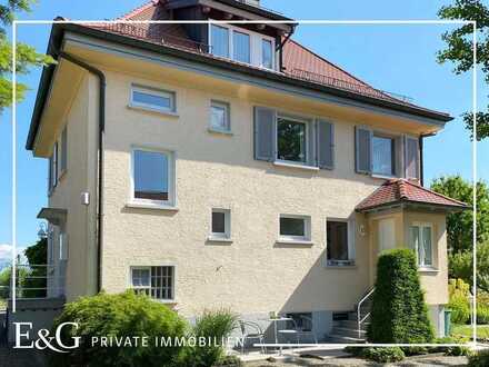 Herrliches Grundstück mit Villa bebaut mit Bergblick in Friedrichshafen-Kluftern