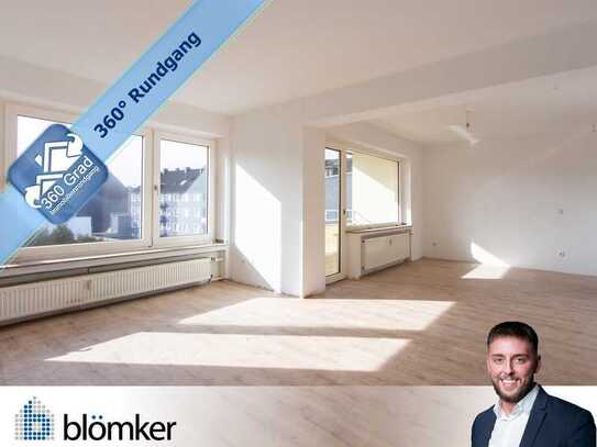 Blömker! Erstbezug nach Sanierung! 4,5-Zimmer Wohnung mit Balkon in einem 3-FH in GLA-Zweckel!