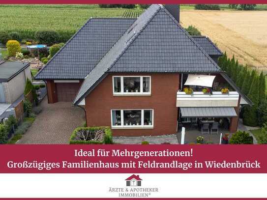 Ideal für Mehrgenerationen!
Großzügiges Familienhaus mit Feldrandlage in Wiedenbrück