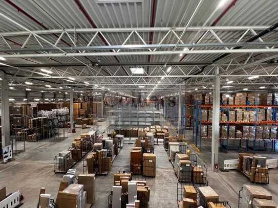 10.000 m² Logistikhalle in Dormagen | 10 m UKB | 9 Rampen | Regalanlage