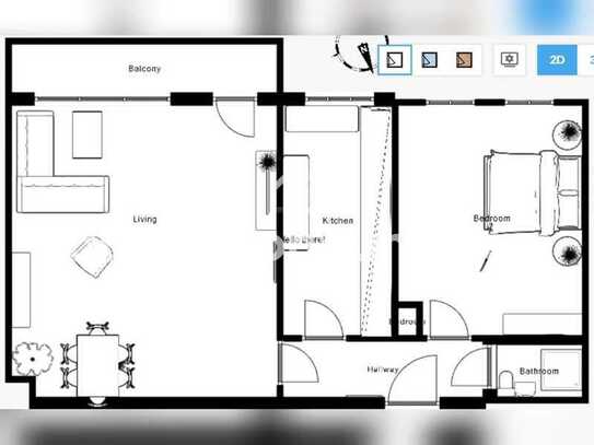 Tauschwohnung: 2-Zimmer Wohnung mit Balkon + Küche in Eilbek/Hamm Nord