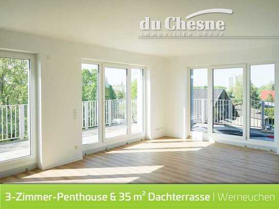 Sonniges 3 Zimmer Penthouse mit großzügiger 35 m² Dachterrasse