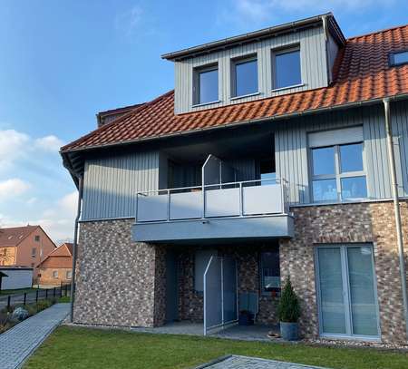 Moderne 1 Zimmer-Wohnung mit Loggia im alten Dorfkern von Wob-Wendschott