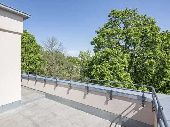 Perfektes Penthouse mit Dachterrasse im Neubau am Bucher Forst Pankow - provisionsfreier Sofortbezug