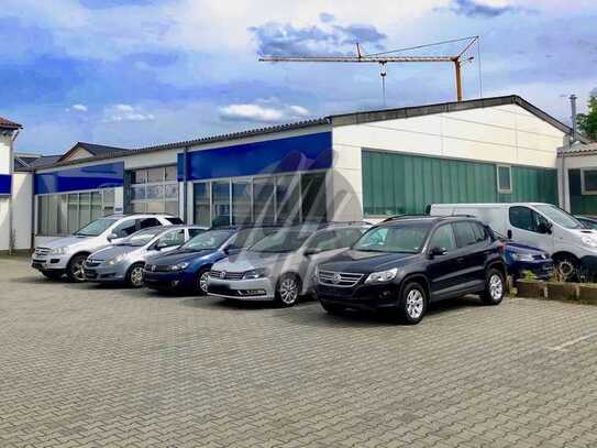 Befestigte Freiflächen (1.700 m²) & Halle (400 m²) zu vermieten