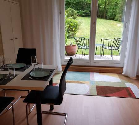 Geschmackvoll eingerichtetes Einraum-Apartment in Top-Lage mit Terrasse