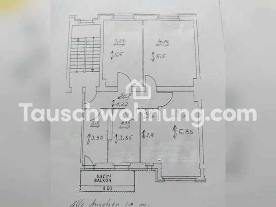 Tauschwohnung: 2,5 Raum-Wohnung Baumschulenweg