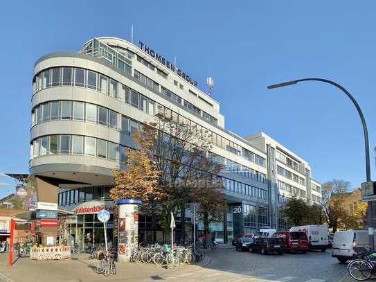 BÜROHAMBURG.DE: Lichtdurchflutete Bürofläche am Holstenplatz