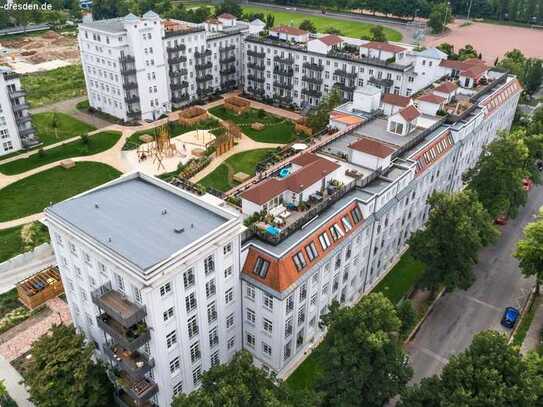 Helle freundliche 2-Raum-Wohnung mit Balkon in DD-Striesen