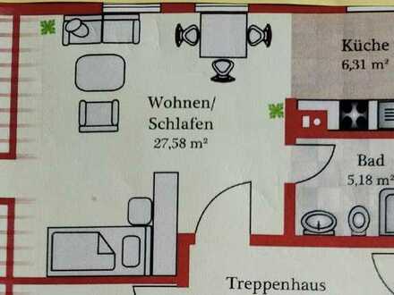 Geräumige 1,5 Zimmer Wohnung mit Einbauküche in Gomadingen-Dapfen - frei ab 01.05.24