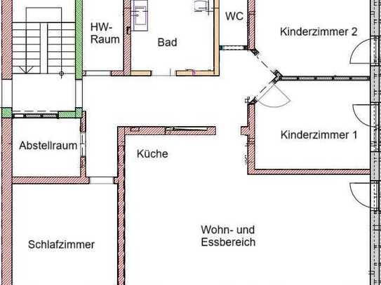 4.5-Zimmer-Neubauwohnung mit Einbauküche im Grünen