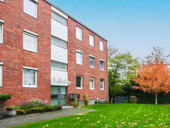 Helle 2-Zimmer-Wohnung mit Sonnenbalkon mit Gartenblick in ruhiger Lage