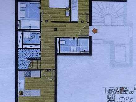 Komplett möblierte 3-Zimmer-Maisonette-Wohnung mit luxuriöser Innenausstattung