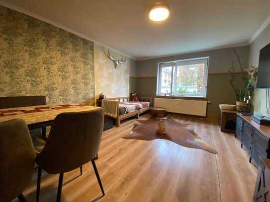 Schöne, vermietete 3 Zimmer-Wohnung mit großzügigem Garten in gepflegter Wohnanlage