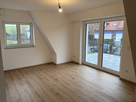 Erstbezug: exclusive helle 2,5-Zimmer-Terrassenwohnung in Obergriesbach an NR